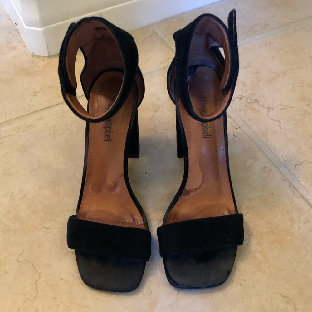 Jeffrey Campbell Lindsay Heels 7 Black